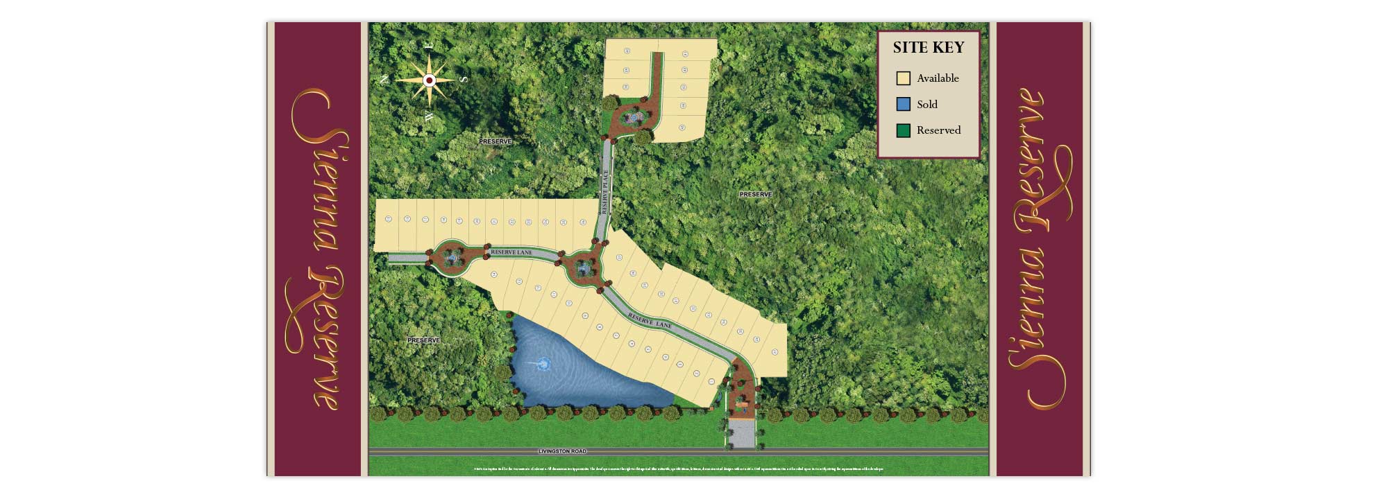 Sienna Reserve Sitemap