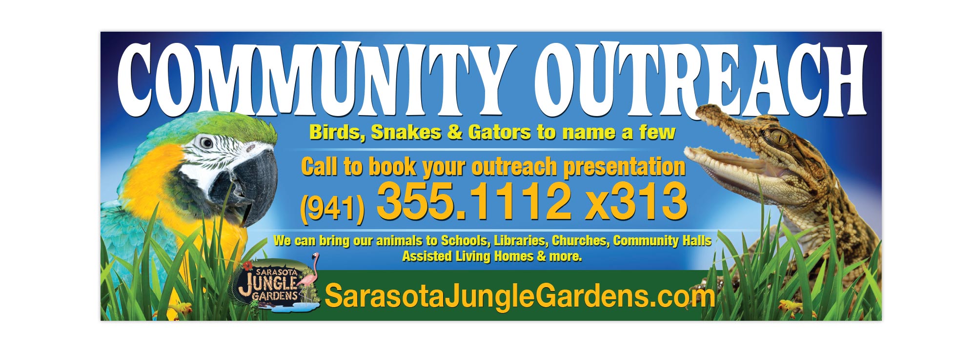 Sarasota Jungle Gardens Billboard